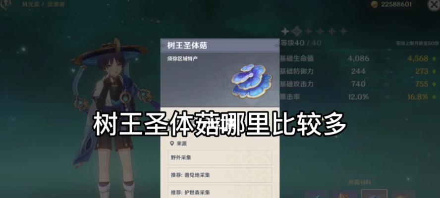 《原神》树王圣体菇刷新时间一览（掌握刷新规律，轻松拿到菇菇）