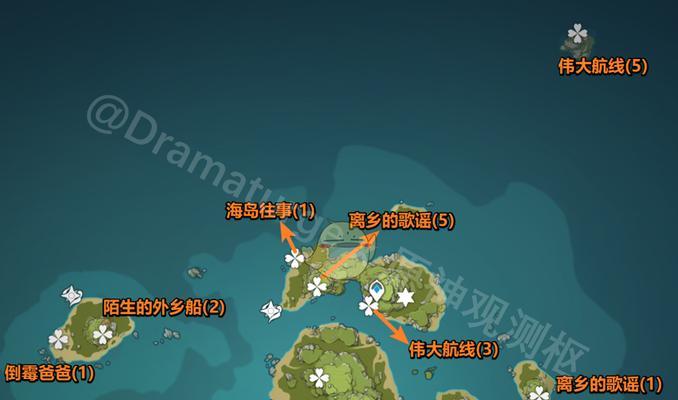 《原神》螃蟹岛坐标位置详解（探索游戏世界，寻找隐藏地点，螃蟹岛等你来挑战！）