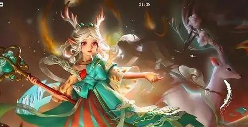 《荣耀》瑶遇见神鹿皮肤效果一览（华丽震撼登场）