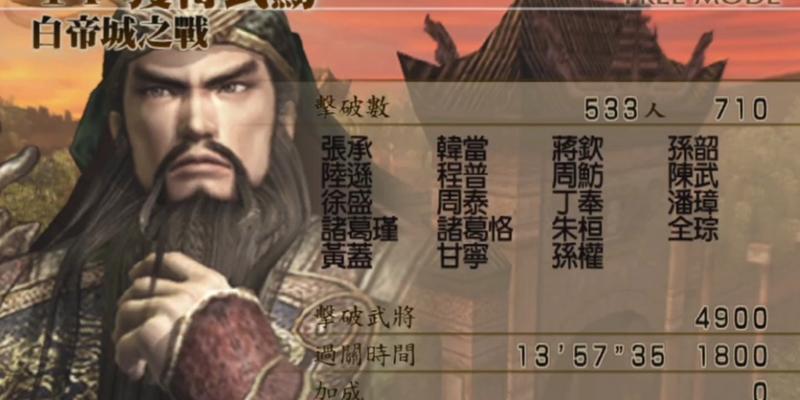 《真三国无双4》全秘籍攻略详解（游戏技巧）