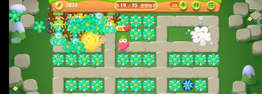 《保卫萝卜2》地下庄园D1关攻略（掌握毒针炮塔的使用技巧）