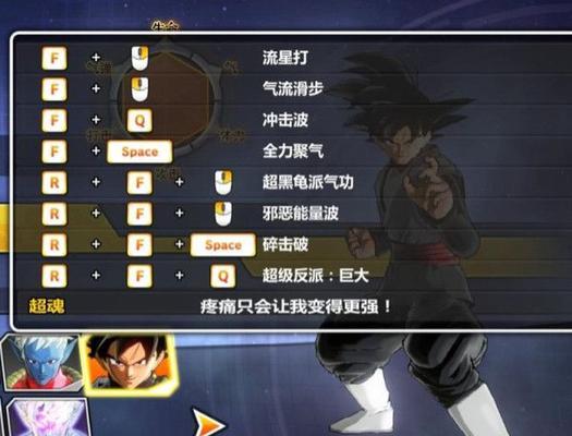 《龙珠超宇宙PC版键盘操作设置指南》（以游戏为主）