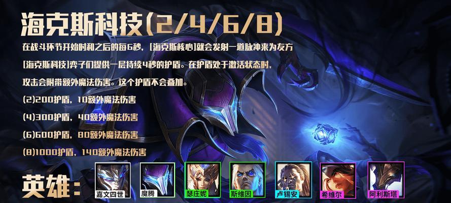 云顶之弈S7海克斯科技目录（探索新科技）