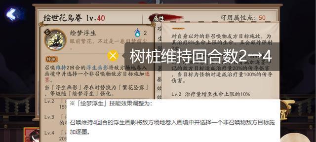 《阴阳师绘世花鸟卷技能介绍——探寻SP花鸟技能的奥秘》（探索SP花鸟技能的独特魅力）
