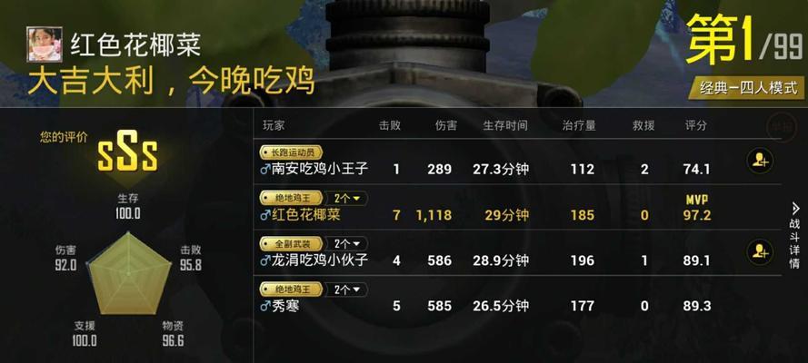 吃鸡手游中的“粉”指的是什么？