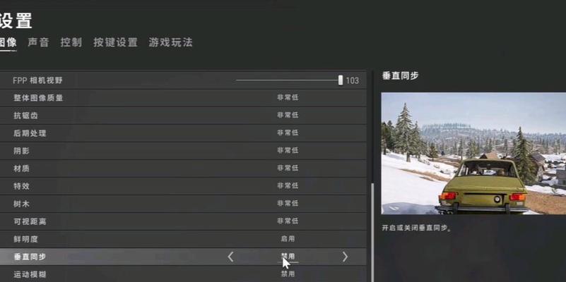 绝地求生的设置选项有哪些？