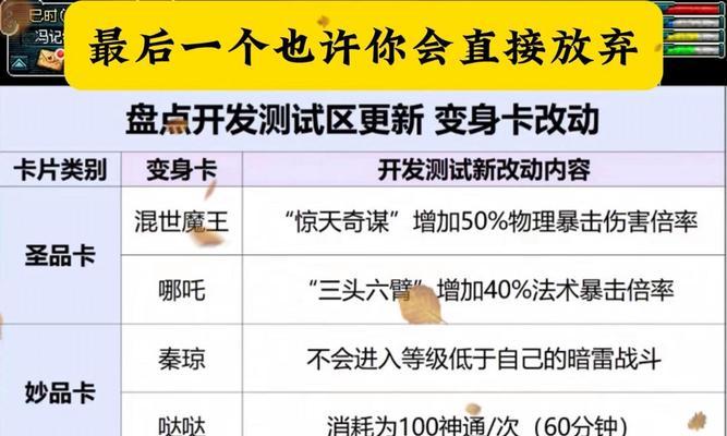 梦幻手游变身卡加忽视效果如何？哪个变身卡最值得使用？