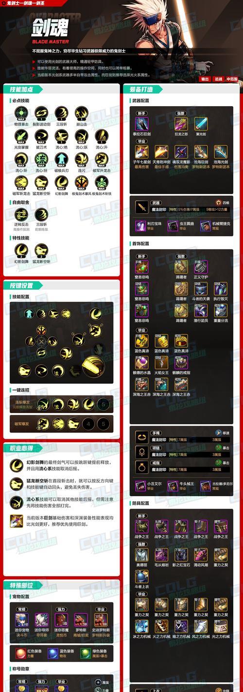 剑魂三觉技能如何升级？提升剑魂三觉等级的技巧是什么？
