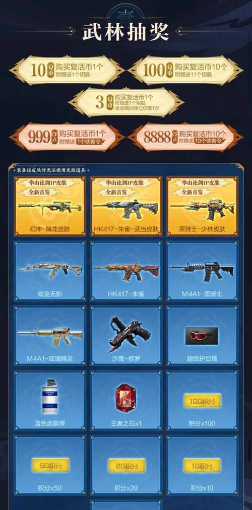 cf降龙皮肤的售价是多少？如何购买？